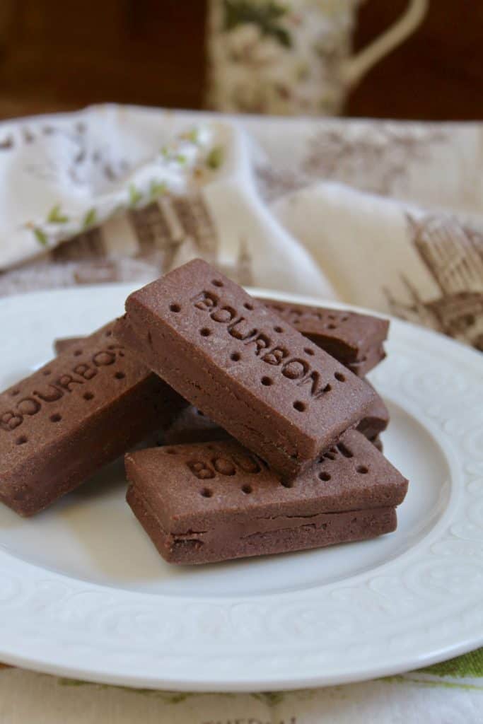 Bourbon Biscuits on a plate