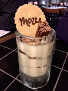 birramisu at Mozza pizzeria in Glasgow, Scotland