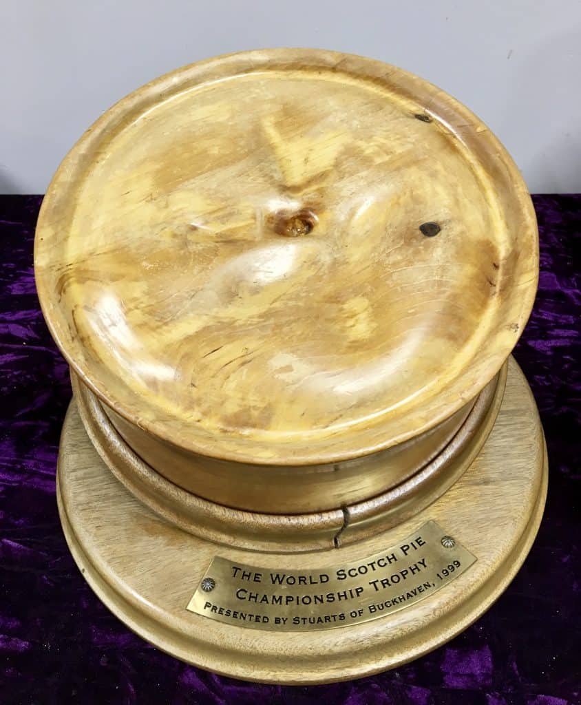 World Scotch Pie CHampionships trophy