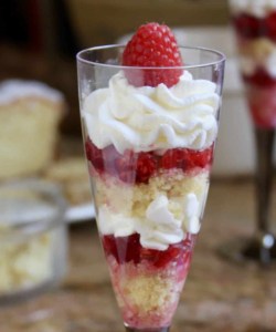 Individual lemon raspberry trifles trifle recipe whipped cream limoncello