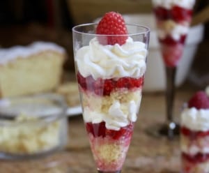 Individual lemon raspberry trifles trifle recipe whipped cream limoncello