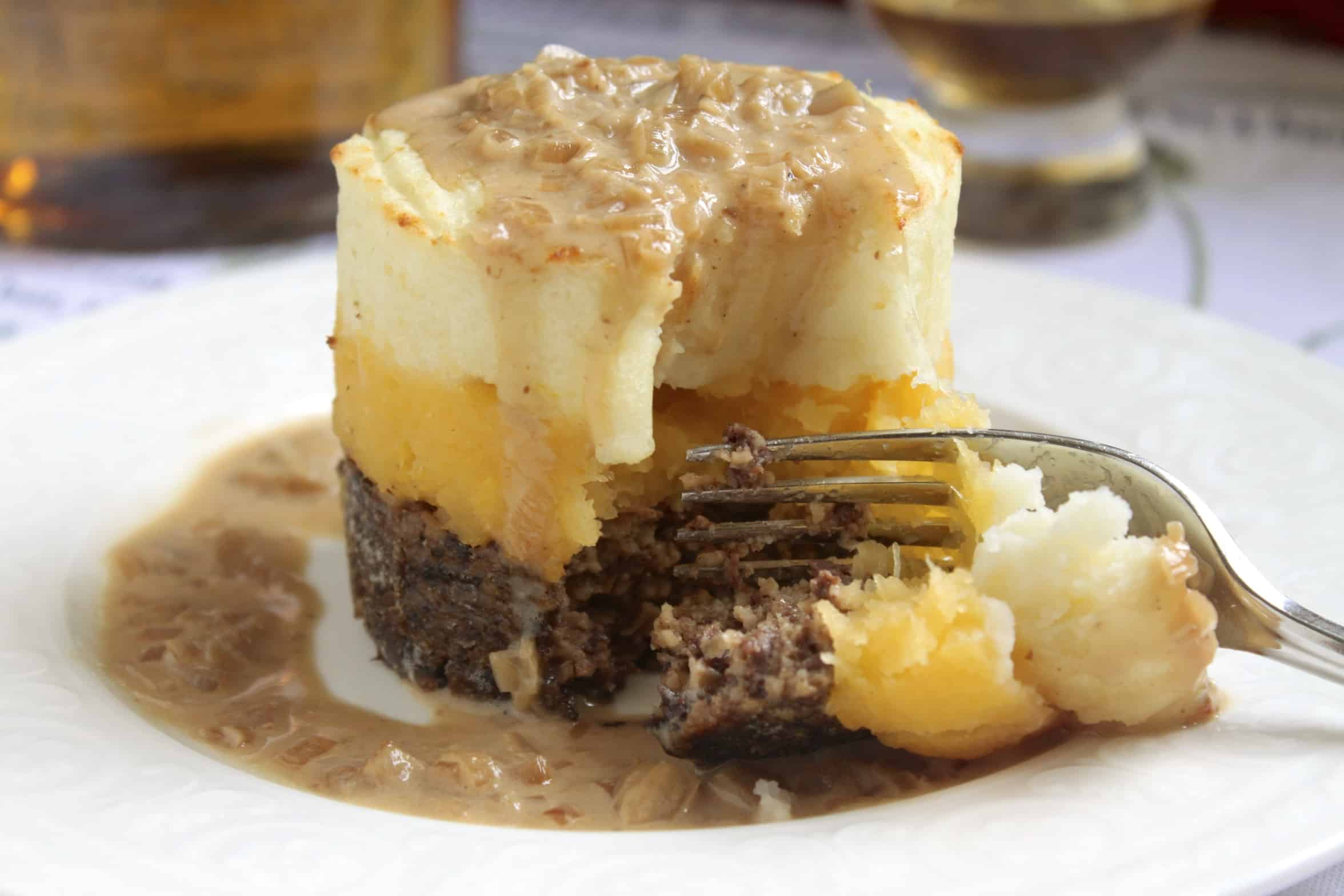 Haggis, Neeps and Tatties Stack with Whisky Sauce for Burns Night ...