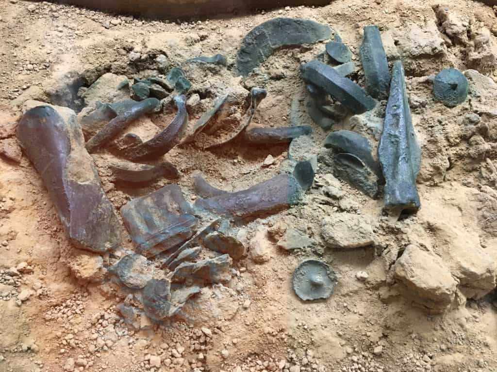 discovery of ancient tools in digging at Roman museum in Lyon