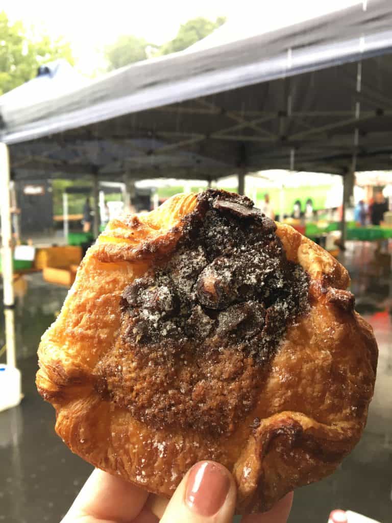 Danish pastry in the rain La Cigale Market