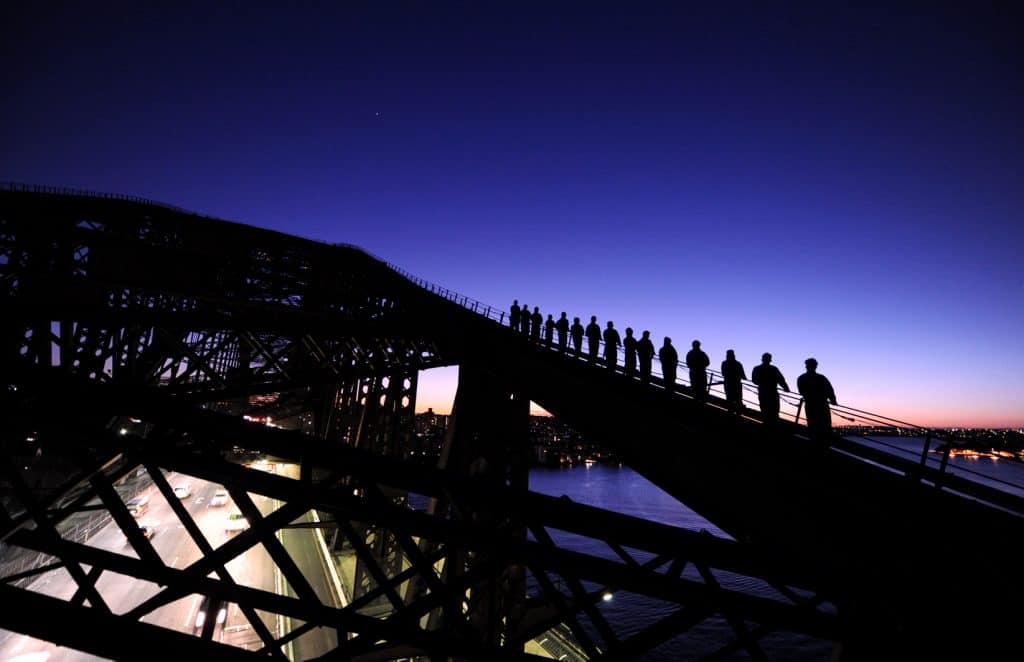 Dawn Sydney Harbour Bridge Climb