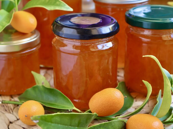jars of kumquat jam