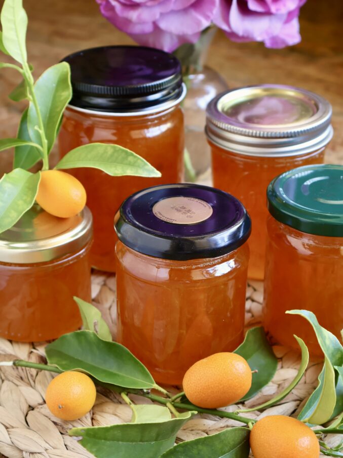 kumquat jam jars