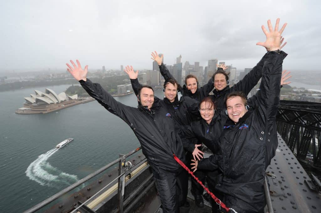 Wet weather Sydney Harbour Bridge CLimb