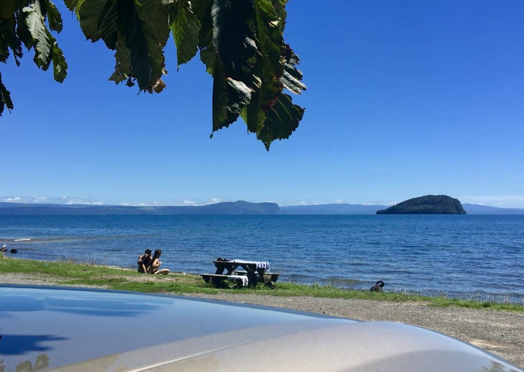 Lake Tuapo view New Zealand