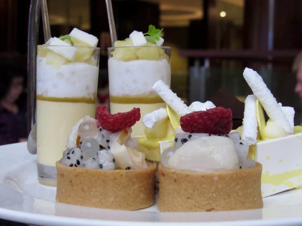 Sweet treats for afternoon tea at Shangri-La Hotel in Sydney