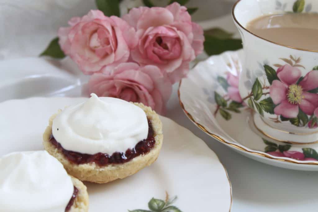 afternoon tea scones with jam and cream