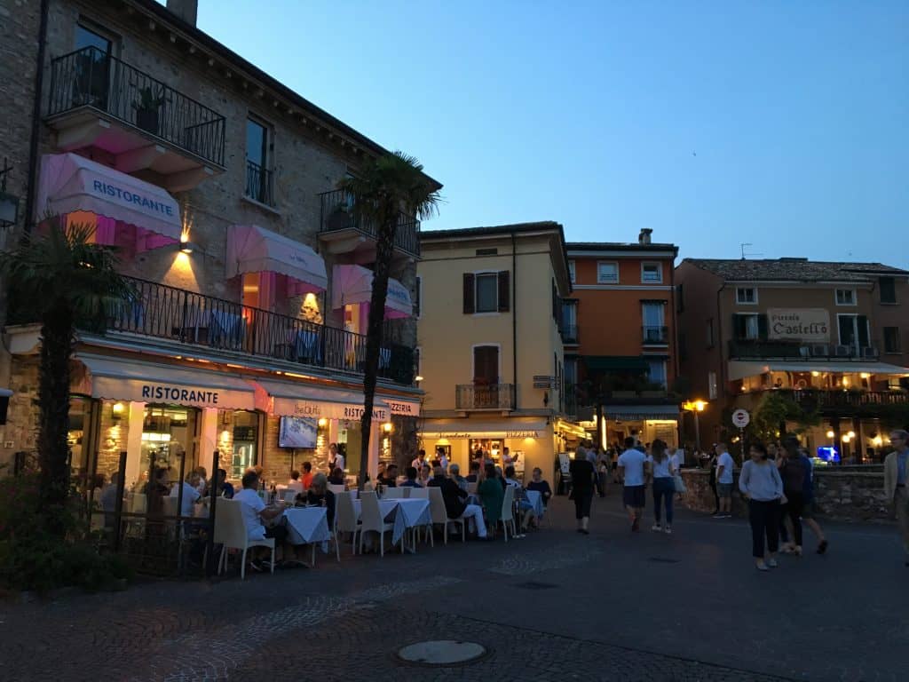 sirmione at night