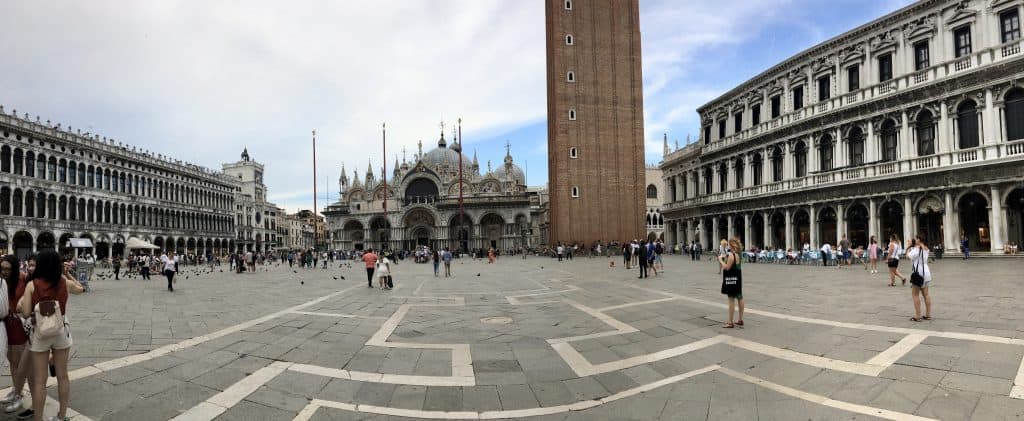 panorama of St mark's square