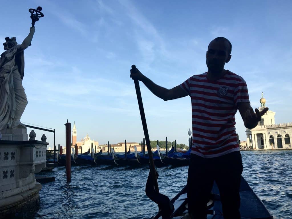 Gondola ride Venice