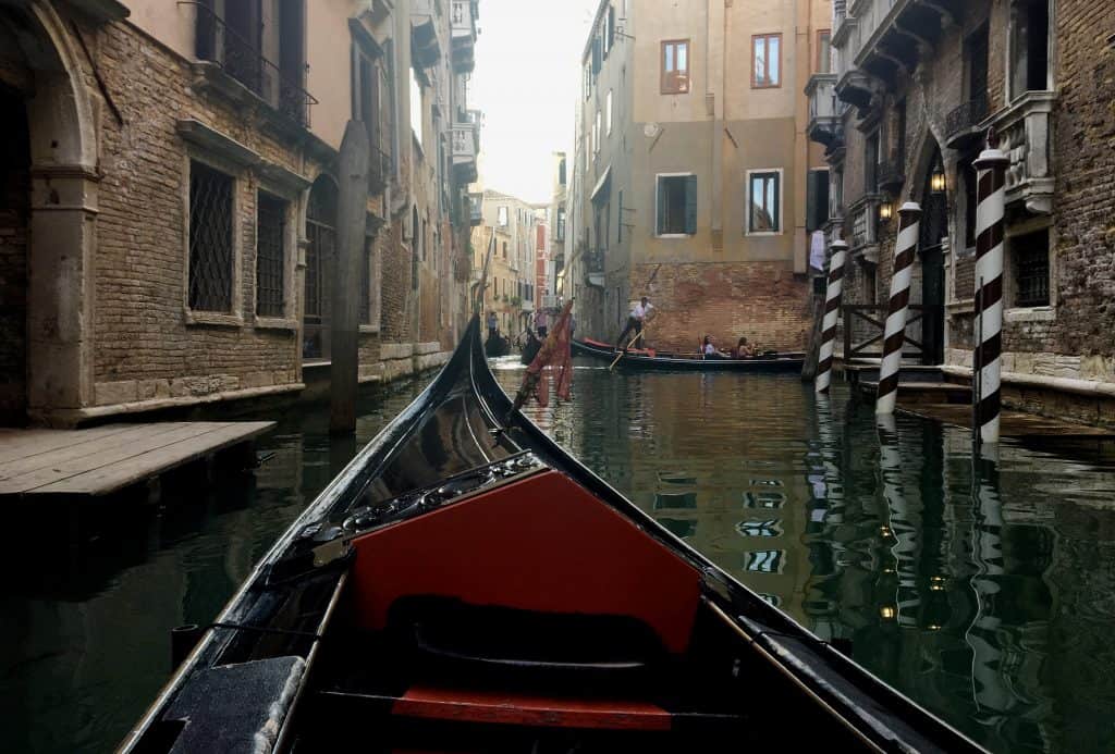 Gondola ride Venice