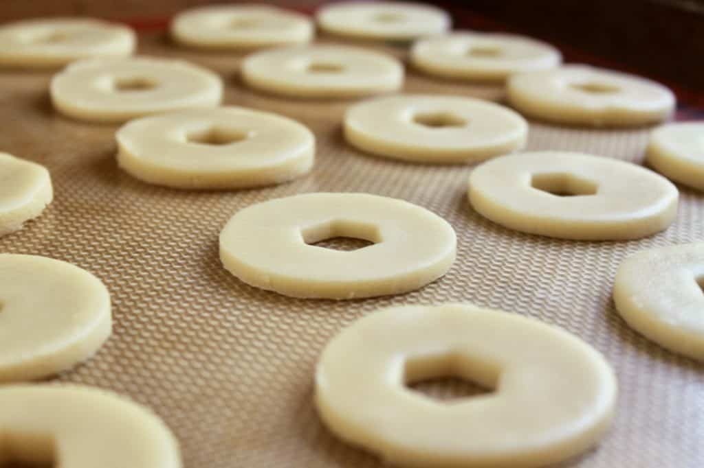Homemade party rings biscuits cookies