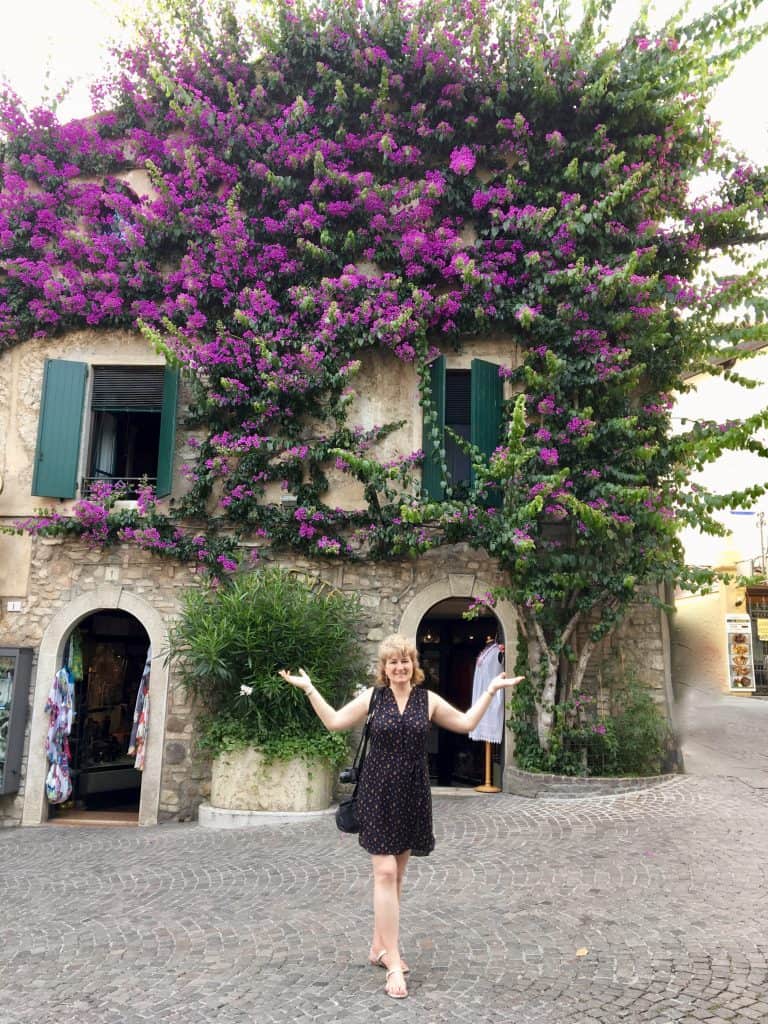 Beautiful bougainvillea in Sirmione 