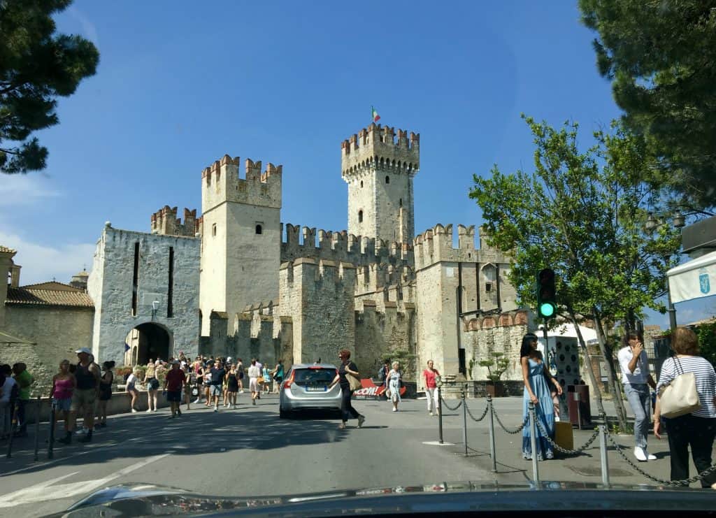 Sirmione castle entrance