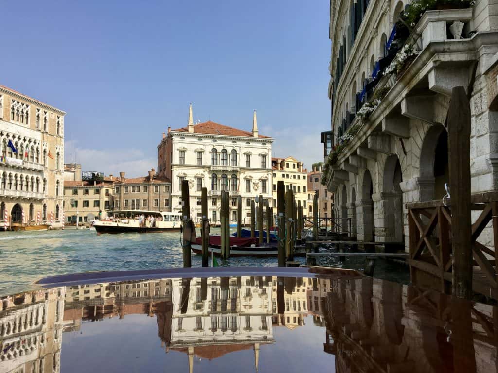 Venice from our water taxi