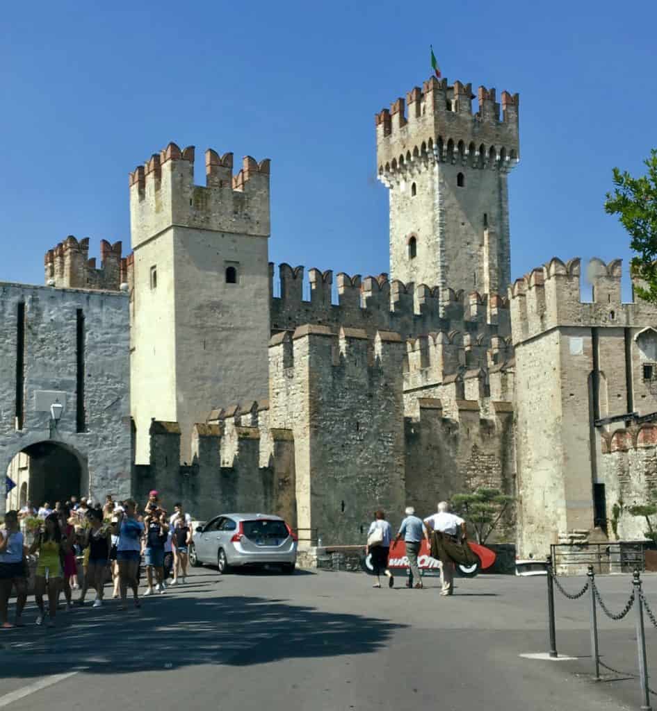 Sirmione castle entry (visiting Sirmione by car)