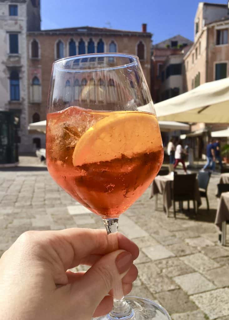 Aperol spritz, Venice