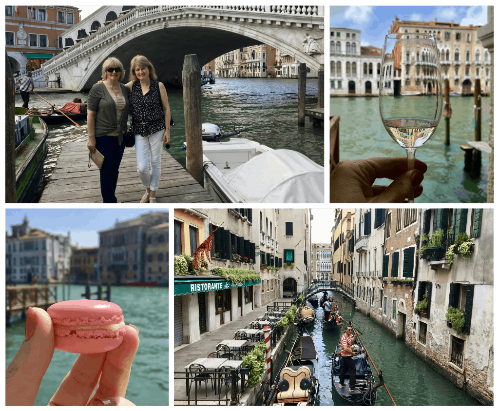 Collage of venice day one