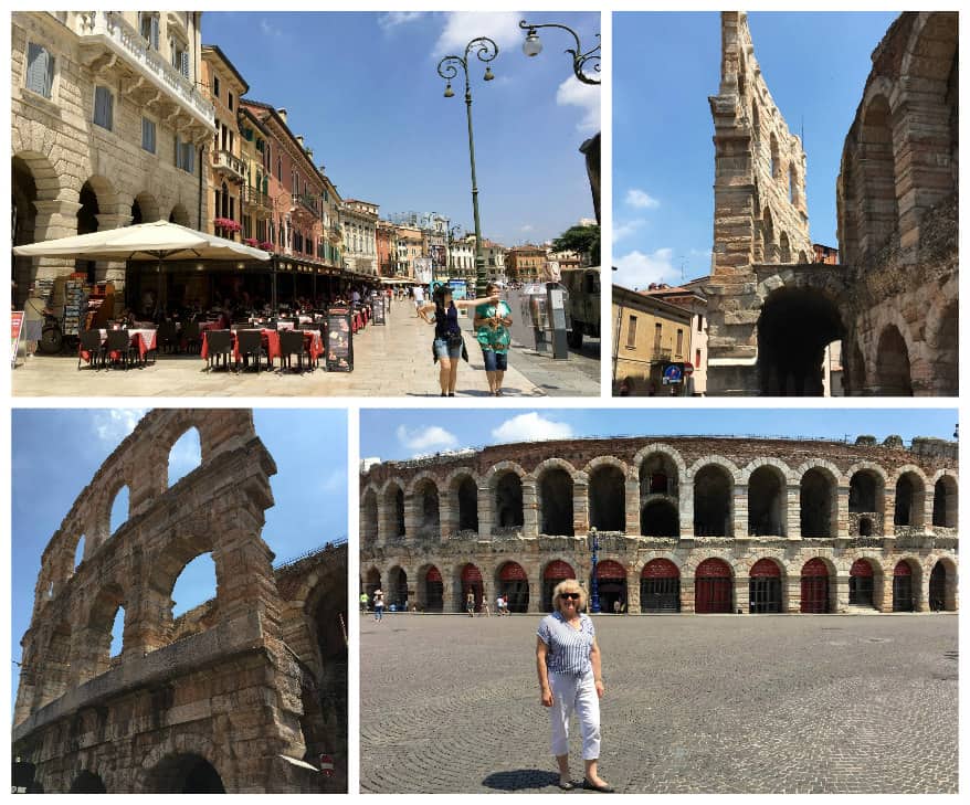 Verona arena collage