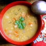 Scottish red lentil soup