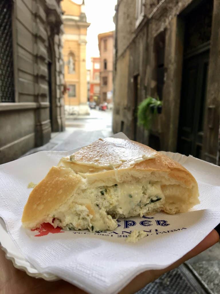 carciofa on our Almost Local Food tour Parma