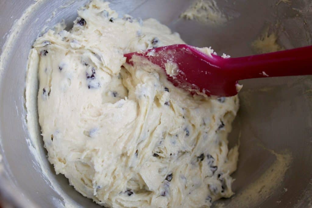 mixing the dough/batter