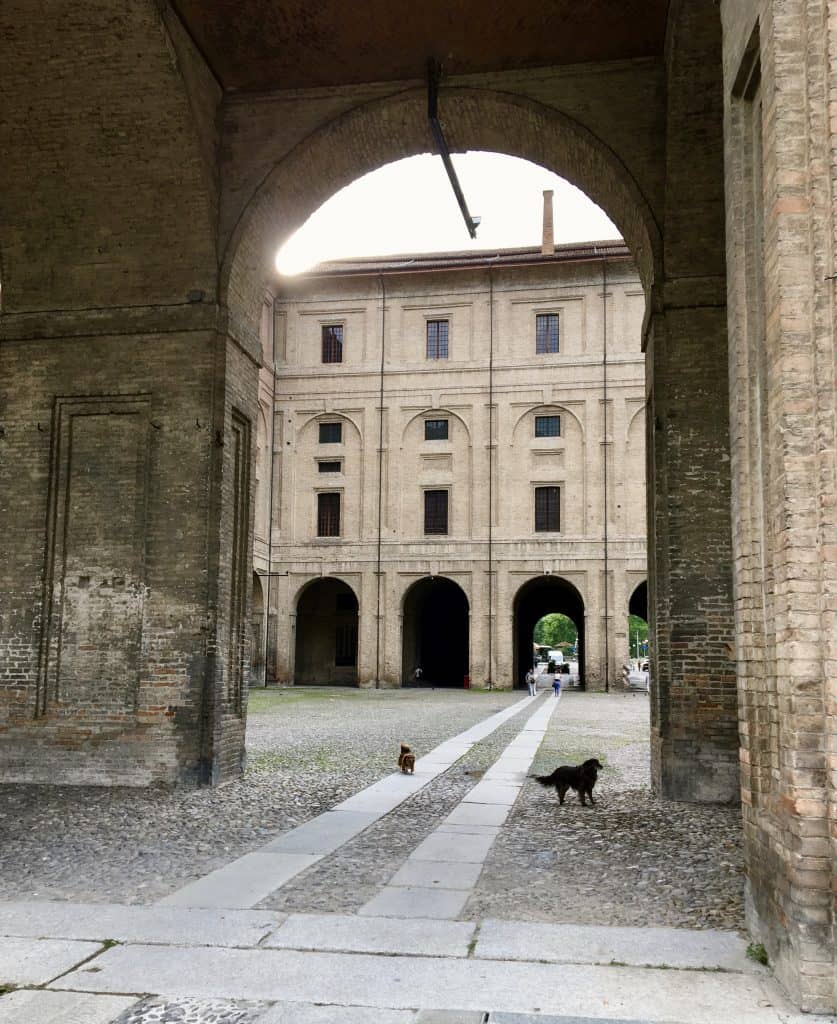 Palazzo della Pilotta last place on the food tour Parma