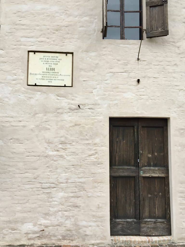 Giuseppe Verdi's birthplace