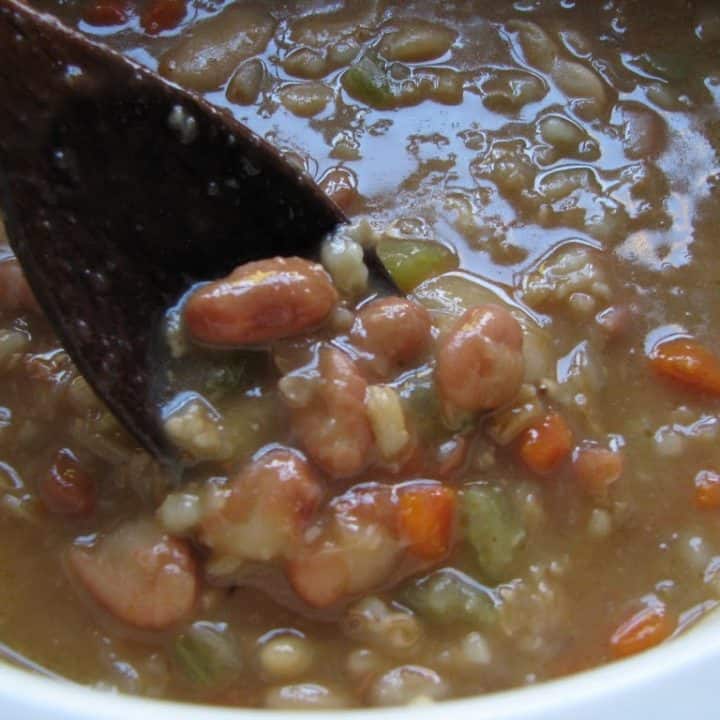 Barley Bean Soup...hearty fare for colder days