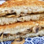 grilled cheese and mushroom sandwich