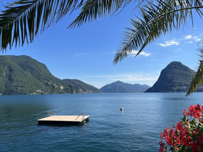 Hotel Lido Seegarten view of Lake Lugano