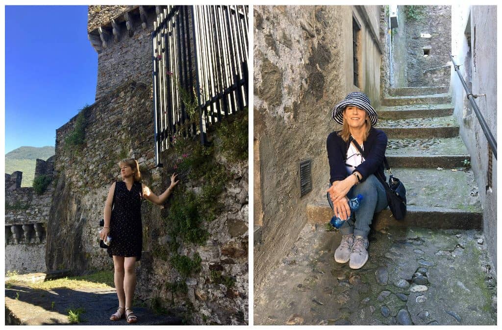 Christina and Cynthia in Bellinzona