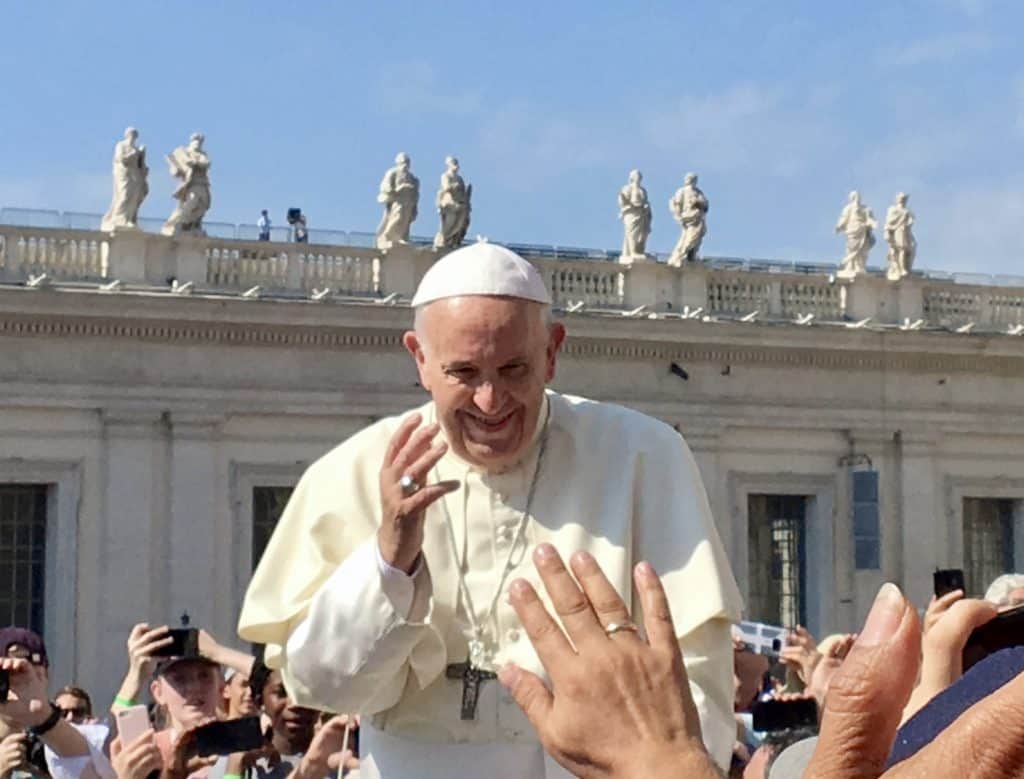 Pope Francis in St Peter's Square