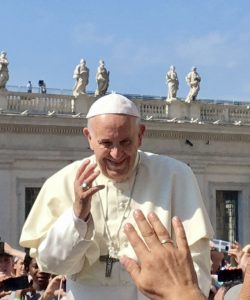 Pope Francis in St Peter's Square