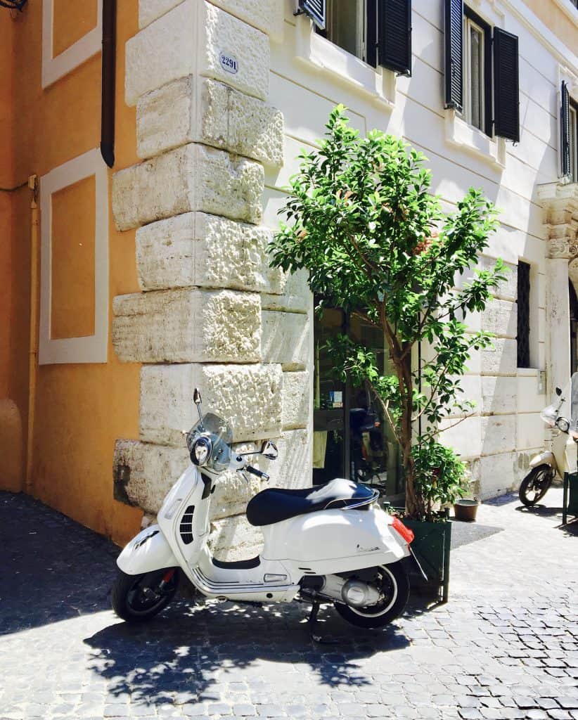 Scooter in Rome