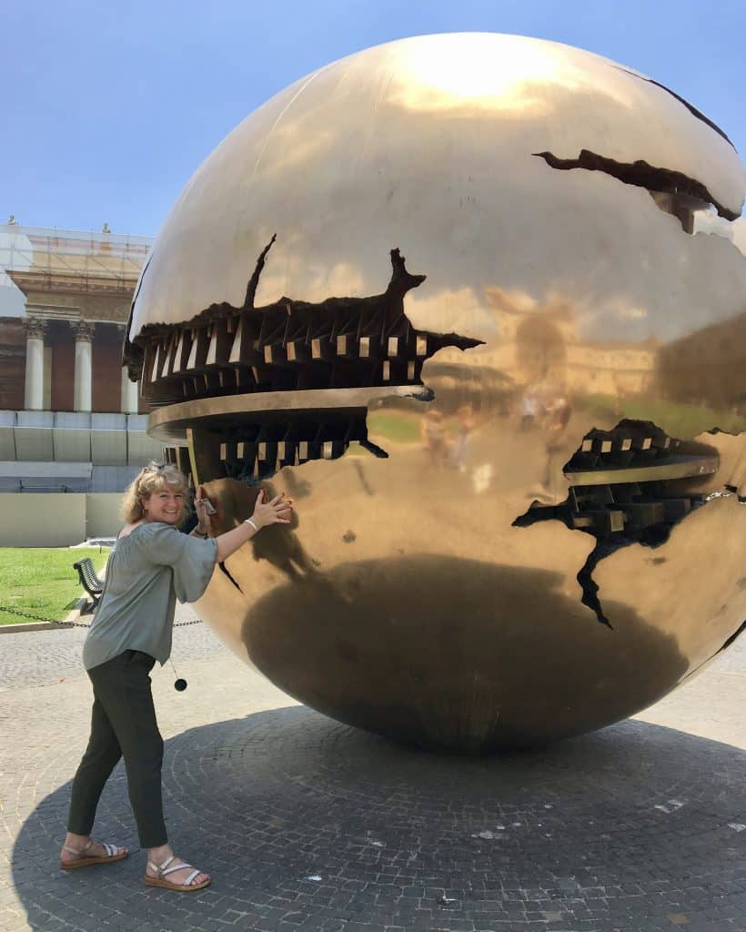 Vatican Museums courtyard