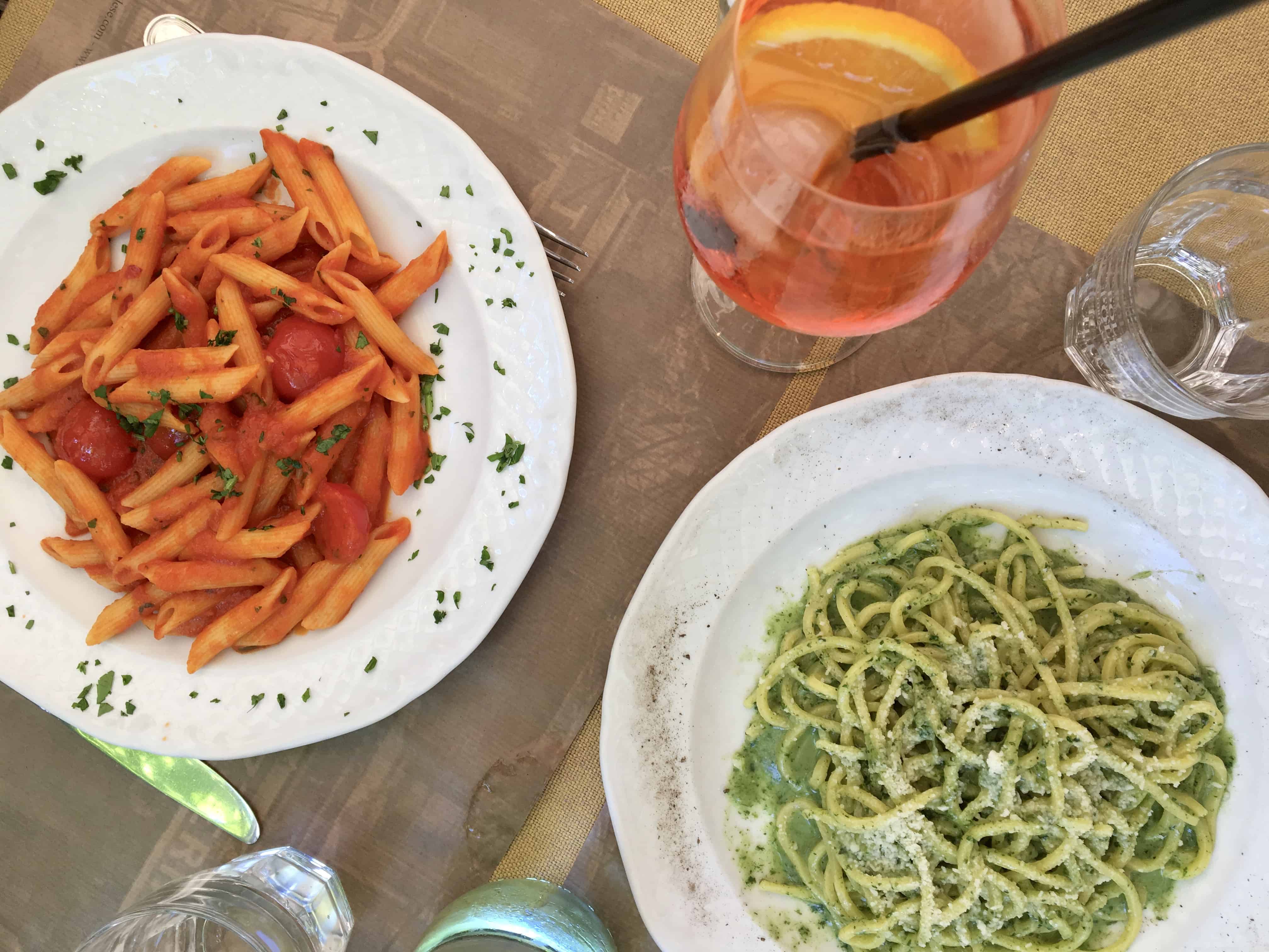 Pasta at Antica Trattoria Polese