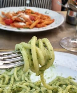 Pasta at Antica Trattoria Polese