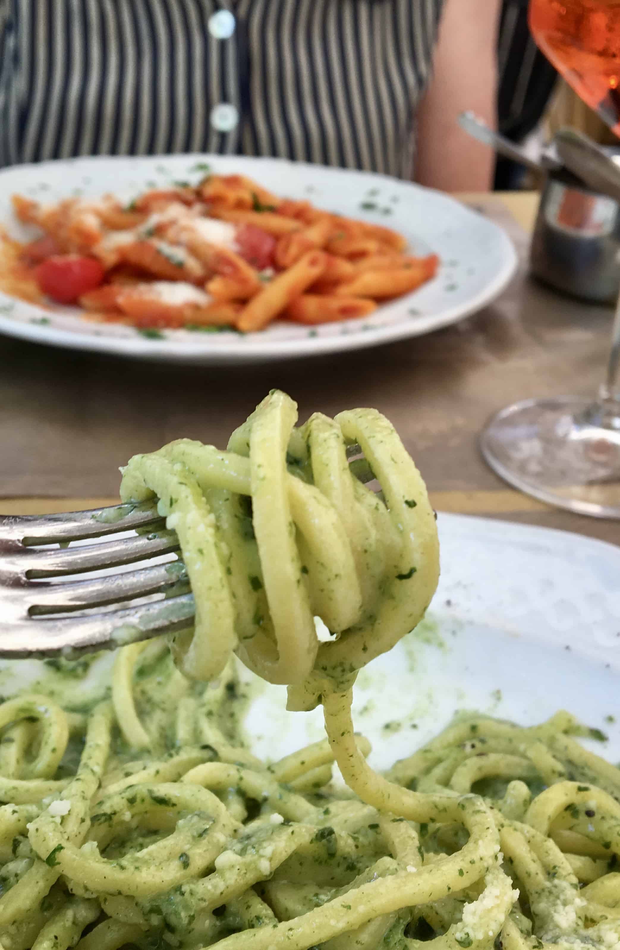 Pasta at Antica Trattoria Polese