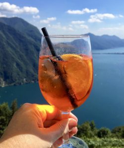 APEROL spritz over Lake Lugano