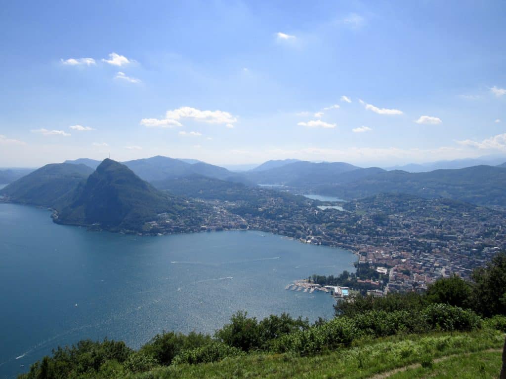 Lake Lugano view