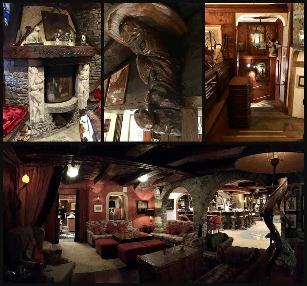 collage of Hotel Alex Zermatt interior