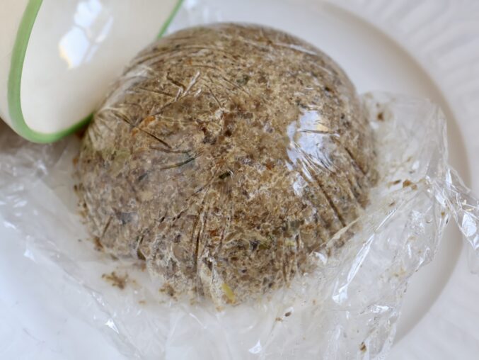 mushroom pate ready to be served
