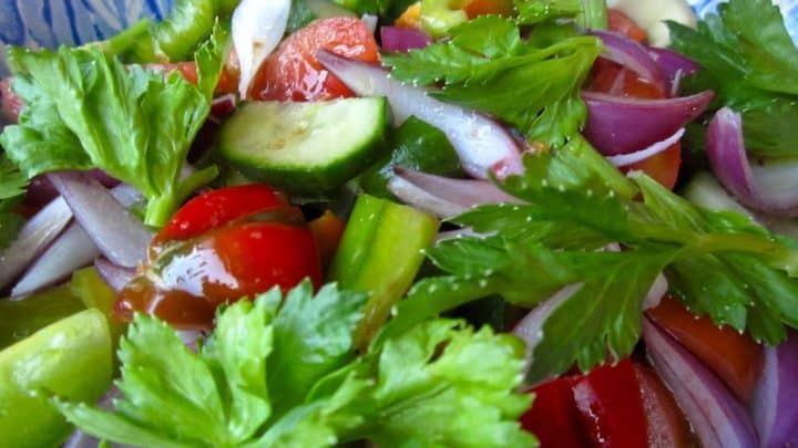 Simple Fresh And Healthy Garden Salad Christina S Cucina