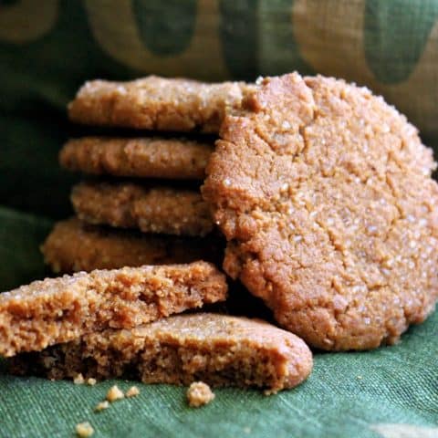 Peanut Butter Cookies (Shhh...don't tell anyone they're gluten-free, 'cause no one can tell!)