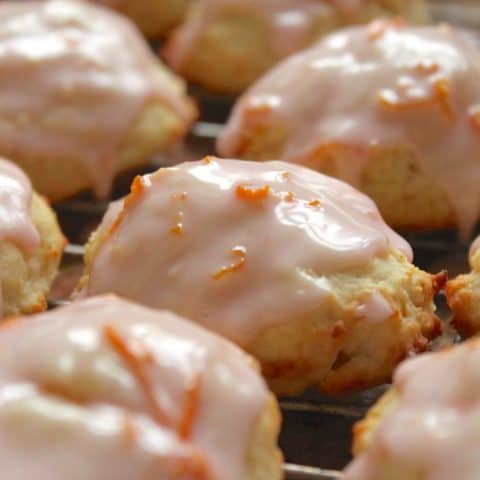 Blood Orange Ricotta Cookies